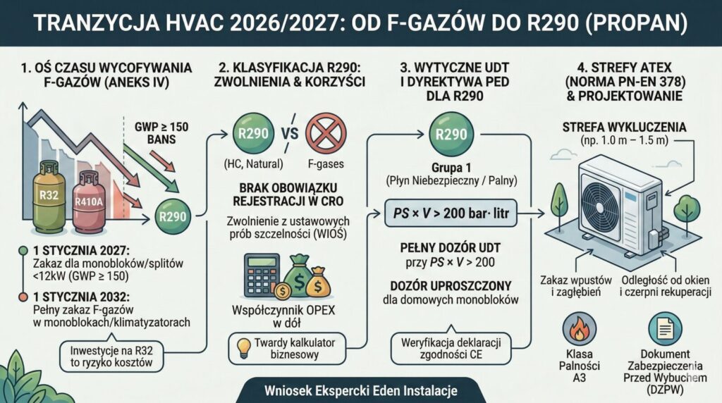 Rozporządzenie F-gazowe (UE) 2024573 a pompy ciepła R290 Analiza prawna