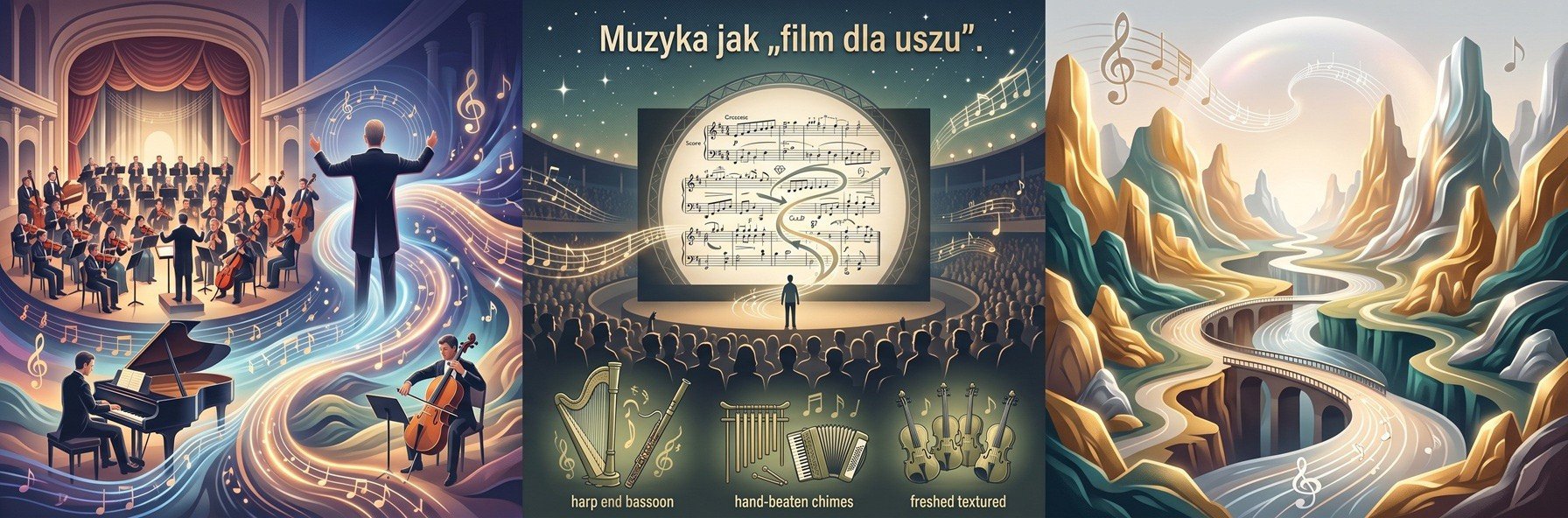 Muzyka jako film dla uszu – orkiestra, partytura i instrumenty